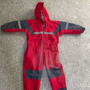Oakiwear One Piece Trail Rain Suit size 5T like New